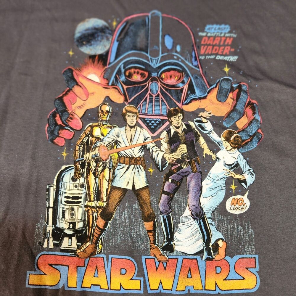 Star Wars Graphic Gray T-Shirt SS 2XL